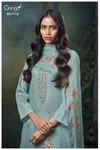 Jazel 5117 By Ganga Cotton Satin Embroidery Plzzo Suits

